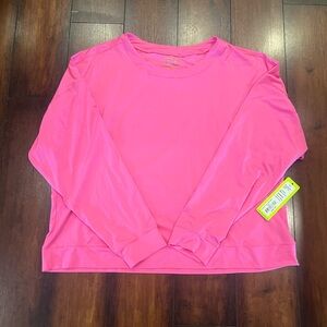 Lucky in Love Bold Pink Activewear Top